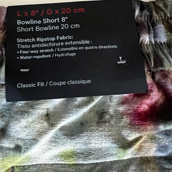 NWT Mens Lululemon Athletica  multi color Bowline 8in short Sz Lg - Picture 7 of 11